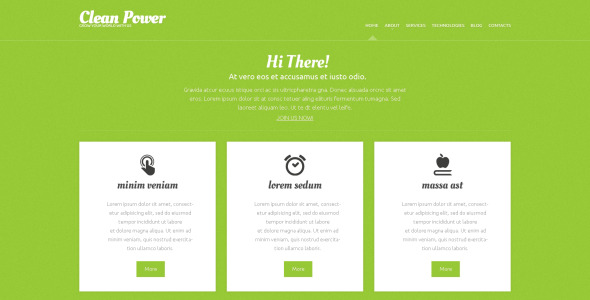 альтернативная мощность отзывчивая тема wordpress