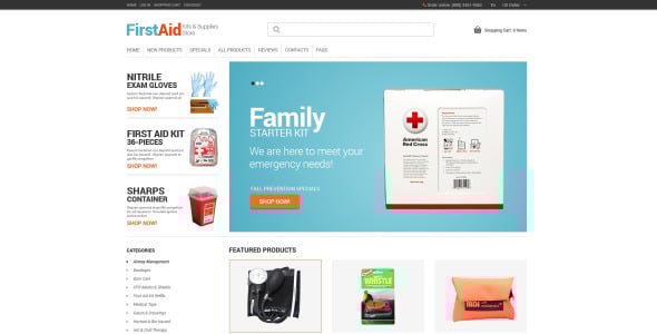 скорая помощь zencart шаблон