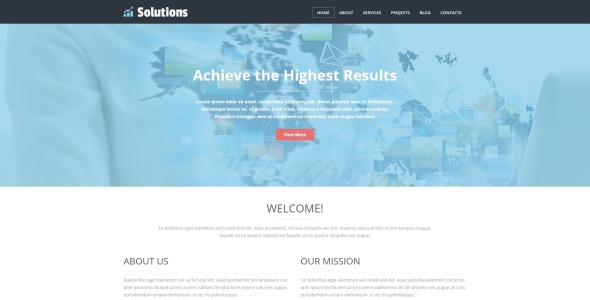 шаблон business web joomla