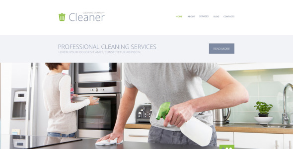 клининговые услуги wordpress тема