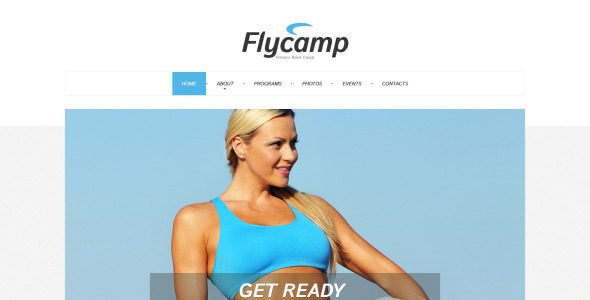 фитнес адаптивный шаблон сайта