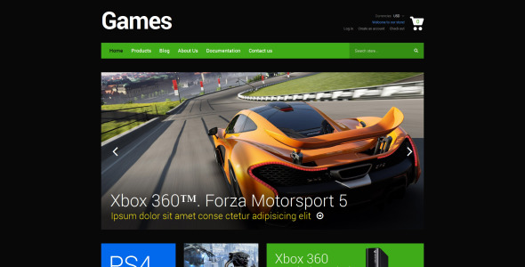 игры отзывчивая тема shopify