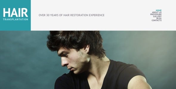 парикмахерская отзывчивая тема wordpress