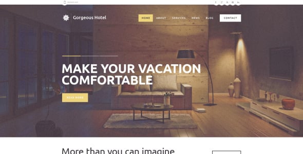 отели отзывчивая тема wordpress