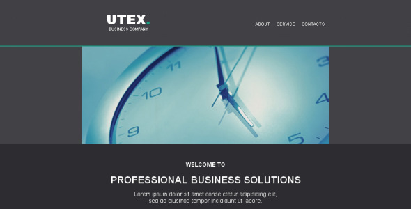 шаблон отзывчивого информационного бюллетеня управляющей компании