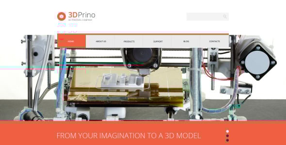 типография отзывчивая тема wordpress