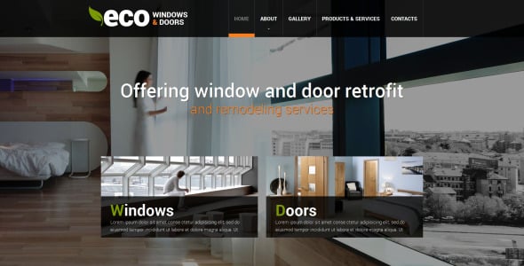 окно адаптивного шаблона сайта