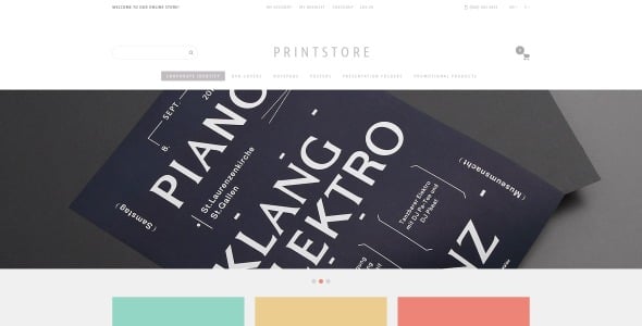 тема вашего печатного магазина magento