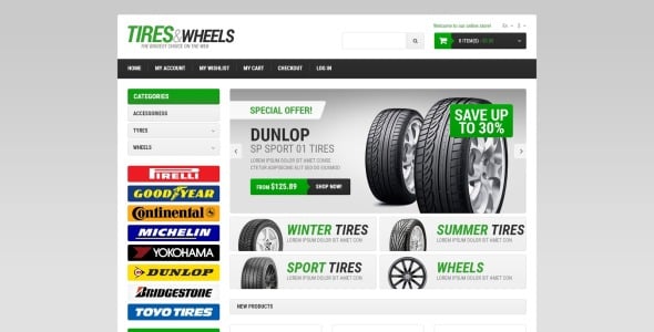 тюнинг автомобилей отзывчивая тема magento