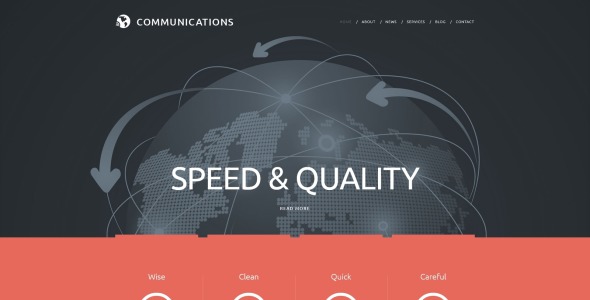 коммуникационный шаблон joomla