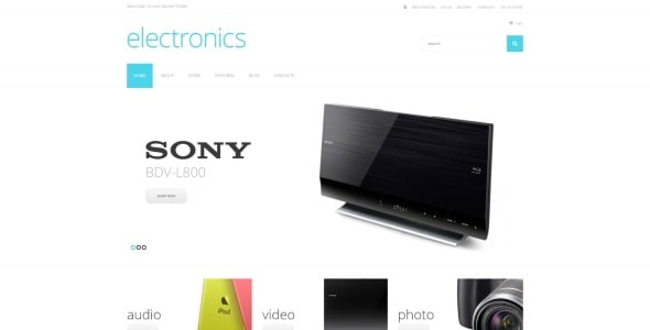 электроника будущего тема woocommerce