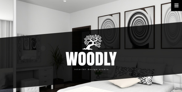 шаблон сайта для дизайна интерьера