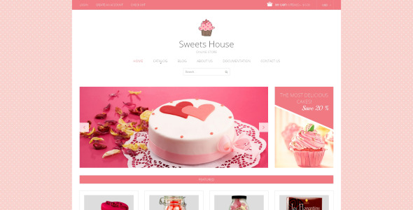 sweet shop отзывчивая тема shopify