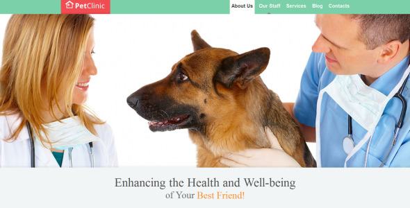 vet адаптивный шаблон сайта