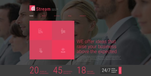 бизнес-консалтинговая компания joomla template