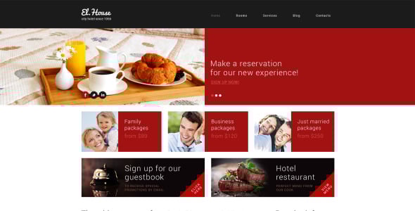 dream escape inn wordpress тема