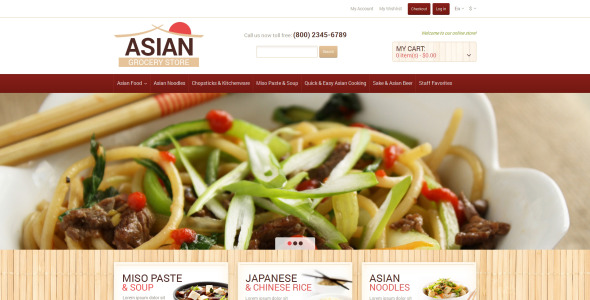 восточная еда магазин magento тема