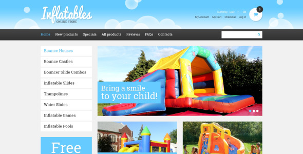 развлекательный шаблон zencart