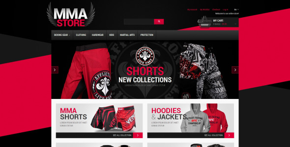 боевые искусства отзывчивая тема magento