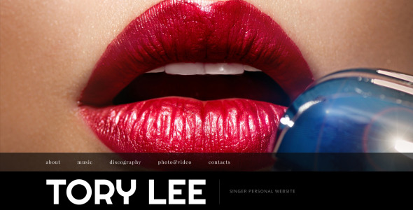 адаптивный шаблон персональной страницы сайта