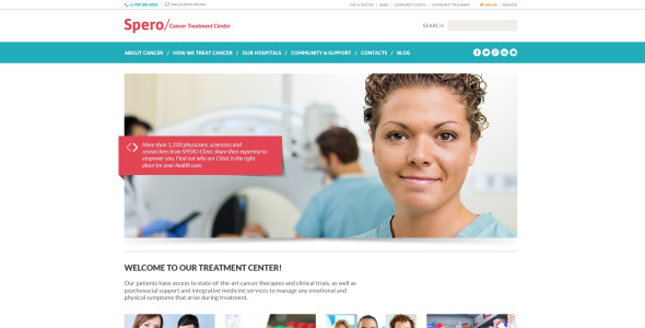 реабилитация отзывчивая тема wordpress