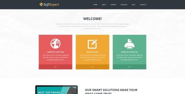 мягкий экспертный шаблон joomla