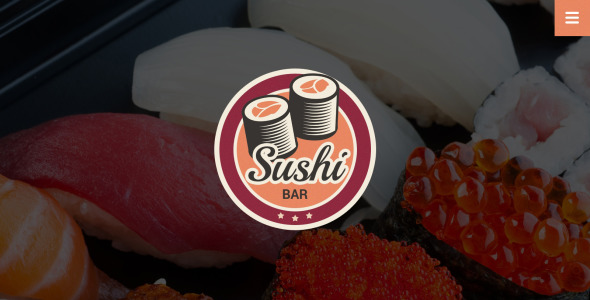 шаблон сайта суши-бара