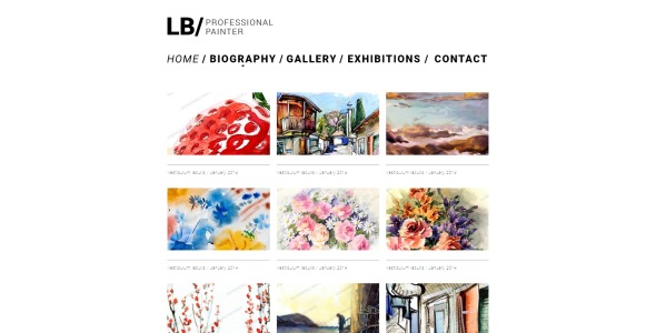 отзывчивый шаблон сайта портфолио исполнителя