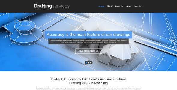 разработка адаптивного шаблона сайта