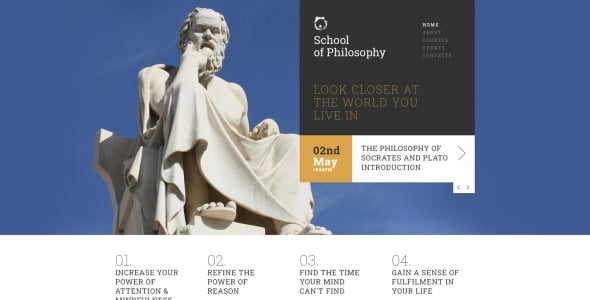 любовь к мудрости школьный шаблон joomla