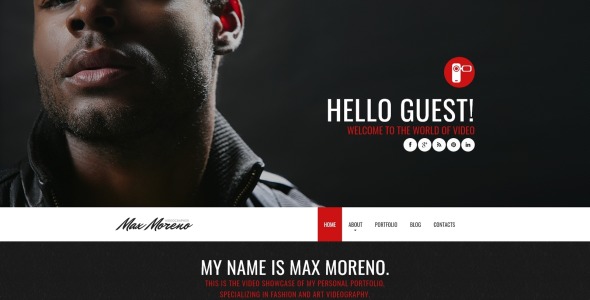 фото видео портфолио шаблон joomla