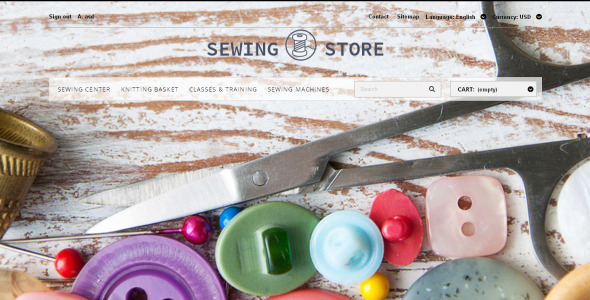 любители шитья тема prestashop