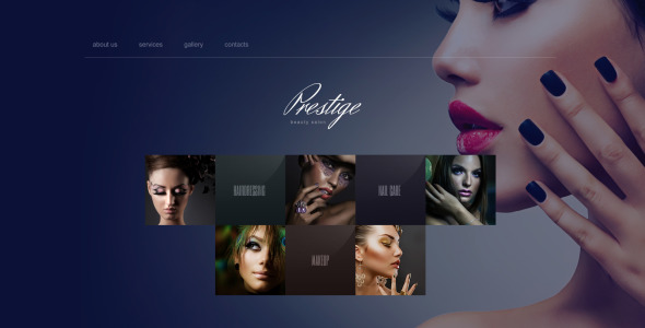 шаблон сайта салона красоты