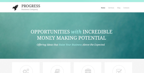 build grow startup wordpress theme