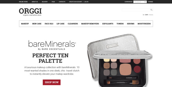 магазин косметики virtuemart шаблон