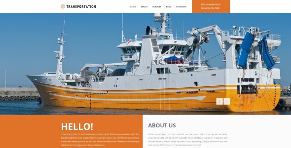 freight shipping group шаблон joomla