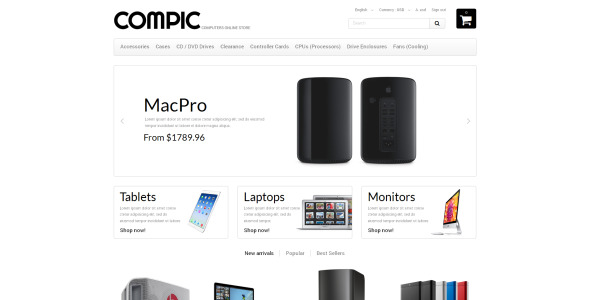 highend hardware prestashop тема