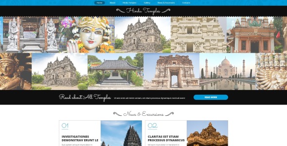 индуизм отзывчивый шаблон joomla