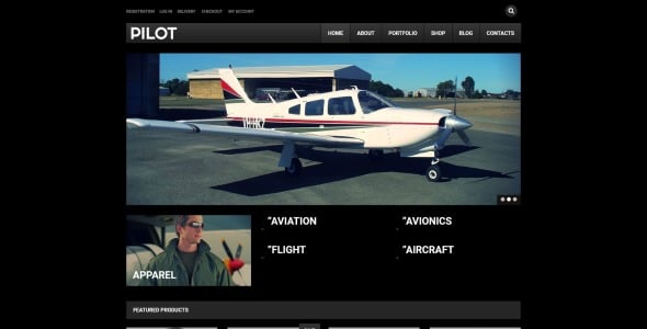 тема пилотного магазина woocommerce