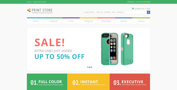 шаблон print store virtuemart