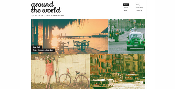 путешествия отзывчивая тема wordpress