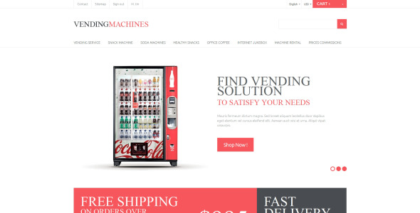 торговые автоматы prestashop тема