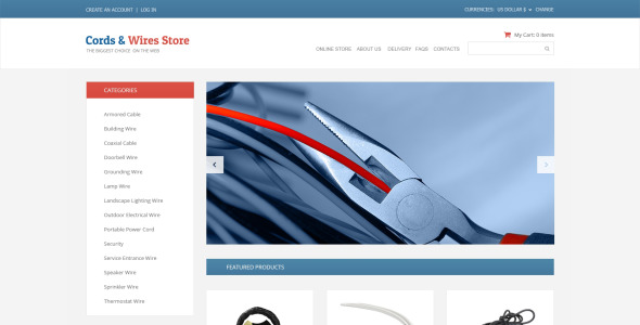 шаблон магазина электроники virtuemart