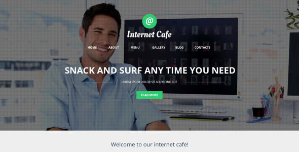 тема wordpress для интернет-кафе
