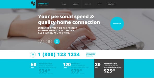 шаблон интернет drupal