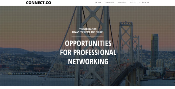 коммуникационная тема wordpress