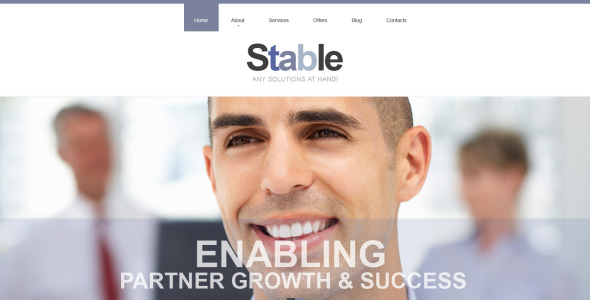 адаптивный шаблон сайта управляющей компании