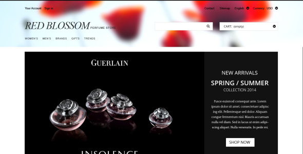 любой вкус аромат тема prestashop