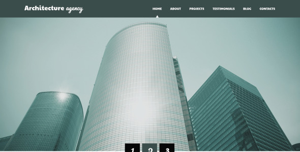 архитектура бизнес wordpress тема