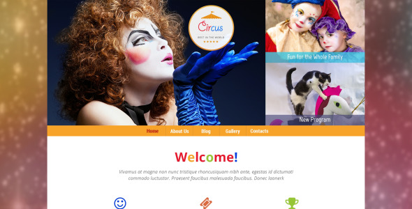circus wonders wordpress тема